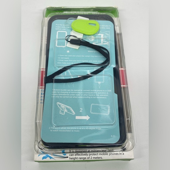 NEW WATERPROOF PHONE CASE FOR IPHONE 11 PRO MAX BLUE/YELLOW - Picture 12 of 12